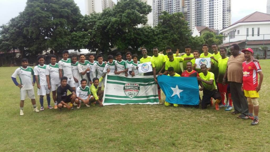 Friendly Match With Somalian Refugee Community in Malaysia